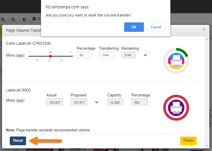 resetPageVolumeTransfer